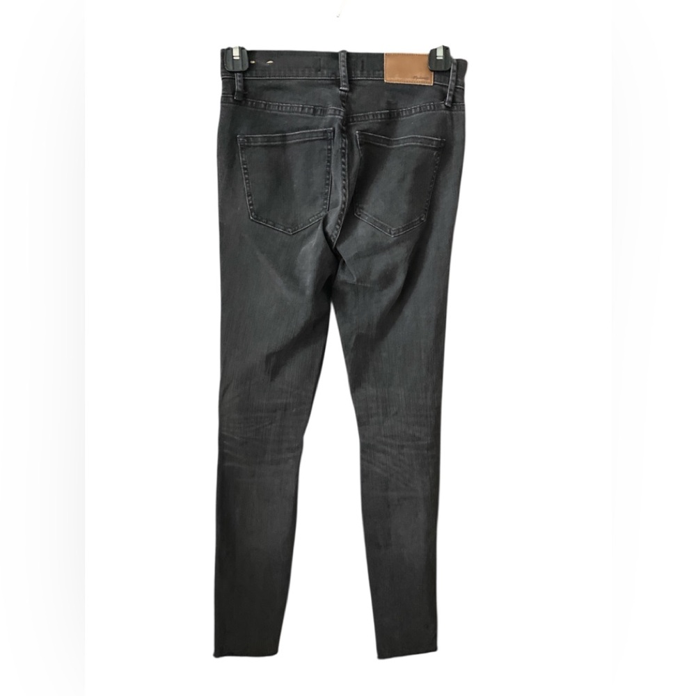 NWOT Madewell 9” High Rise Skinny Wash Black Jeans Size 24 - Picture 4 of 13